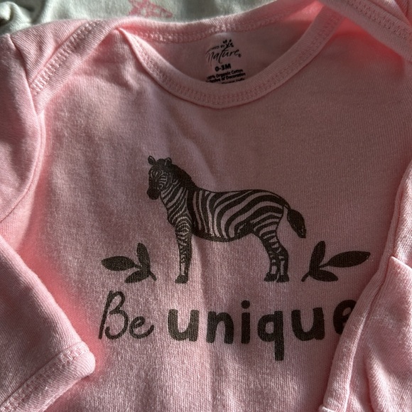Touched by Nature, Set of 5 long-sleeve onesies, 100% organic cotton, 0-3 months - Picture 3 of 8